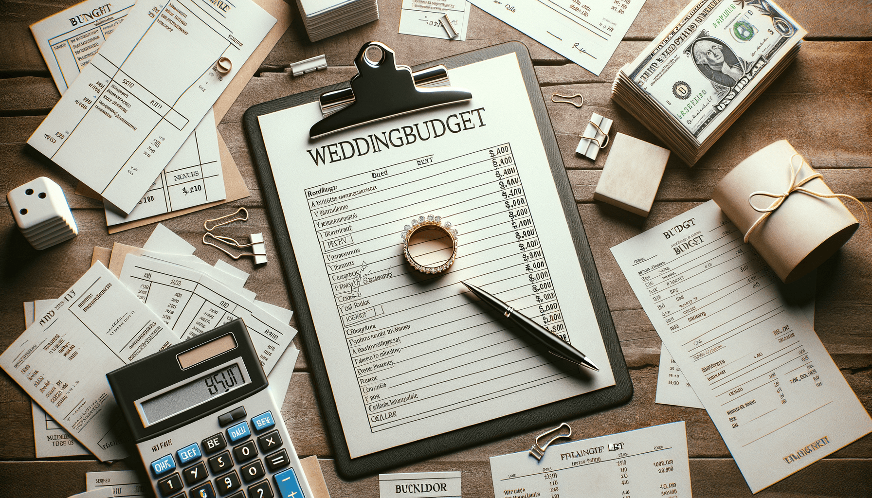 Photo Hochzeitsbudget